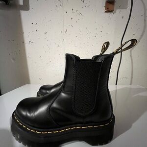 Dr. Martens Black Platform Chelsea Boots
